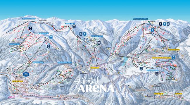 Zillertal Arena – Zell am Ziller/​Gerlos/​Königsleiten/​Hochkrimml