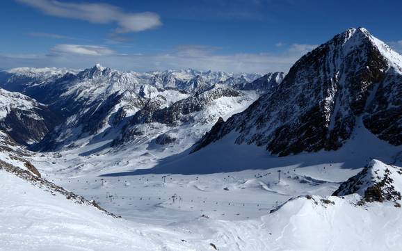 Gletscherskigebiet im Geltungsbereich des SKI plus CITY Pass Stubai Innsbruck