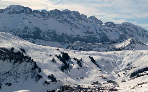 Portes du Soleil: Größe der Skigebiete – Größe Les Portes du Soleil – Morzine/Avoriaz/Les Gets/Châtel/Morgins/Champéry