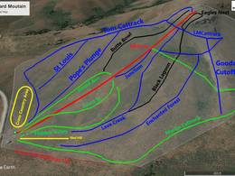 Pistenplan Blizzard Mountain